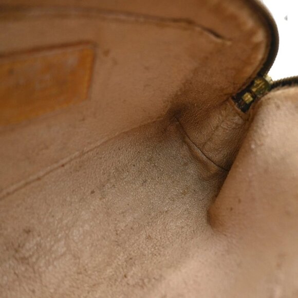 LOUIS VUITTON Pochette Cosmetic Pouch Bag Monogram Leather BN M47515 04EF783 - Picture 10 of 14